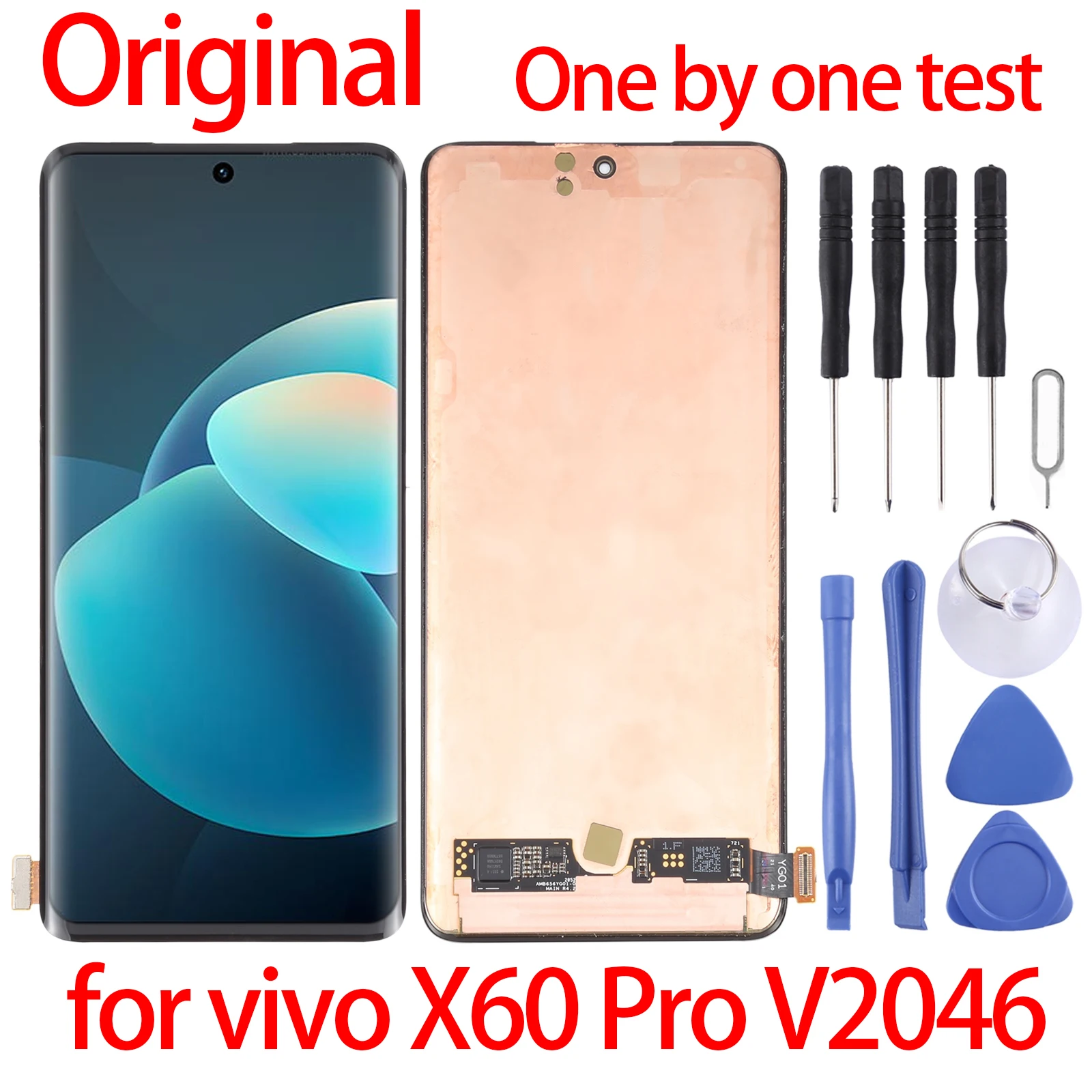 

AMOLED for vivo X60 Pro V2046 AMOLED Material LCD Screen and Digitizer Full Assembly for vivo X60 Pro V2046