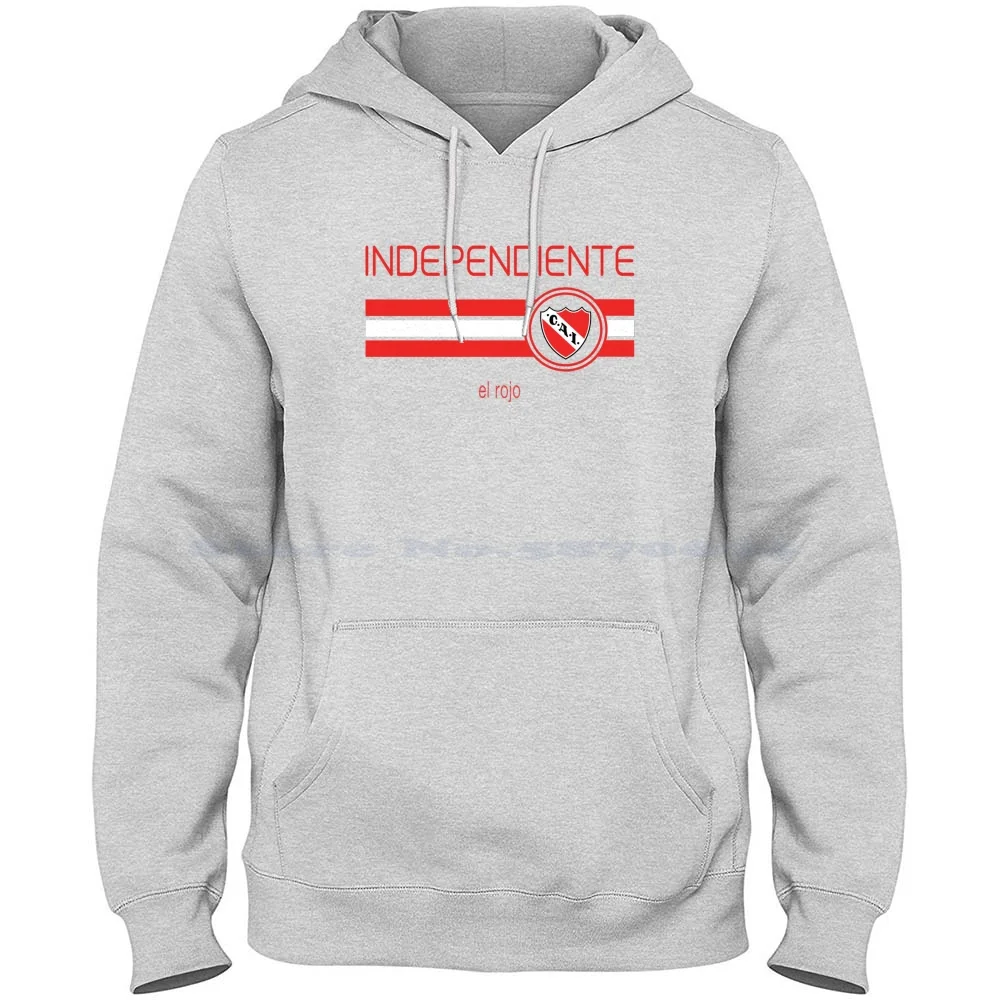 Superliga-Independiente ( Away White ) 100% Cotton Hoodie Football Superliga Club Independiente El Rojo Argentina Soccer