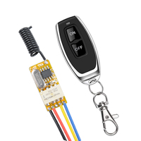 3.7V Tiny RF Remote Control Switch 433Mhz 4.2V  5V 6V  9V 12V Small Relay Contact Wireless Switches NO COM NC Multi-functional