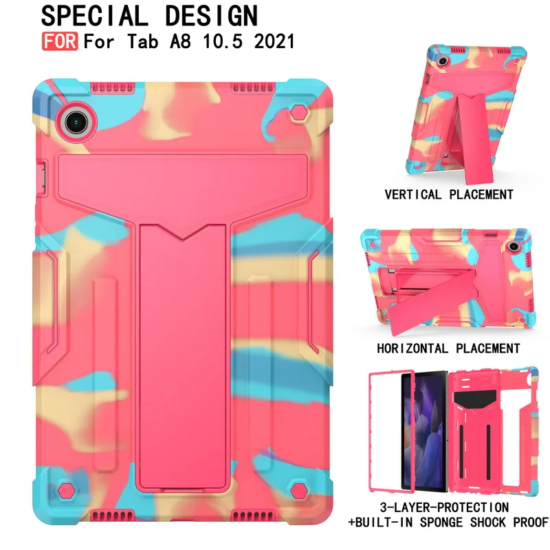 

Сверхмощный ТПУ + ПК Жесткий Стенд противоударный чехол для Huawei T8/C3 T10S/T10 Funda