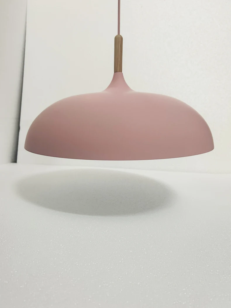 Lampe suspendue minimaliste en aluminium et bois, ampoules Edison E27, design moderne, luminaire décoratif d\'intérieur, article art déco, 110/220V
