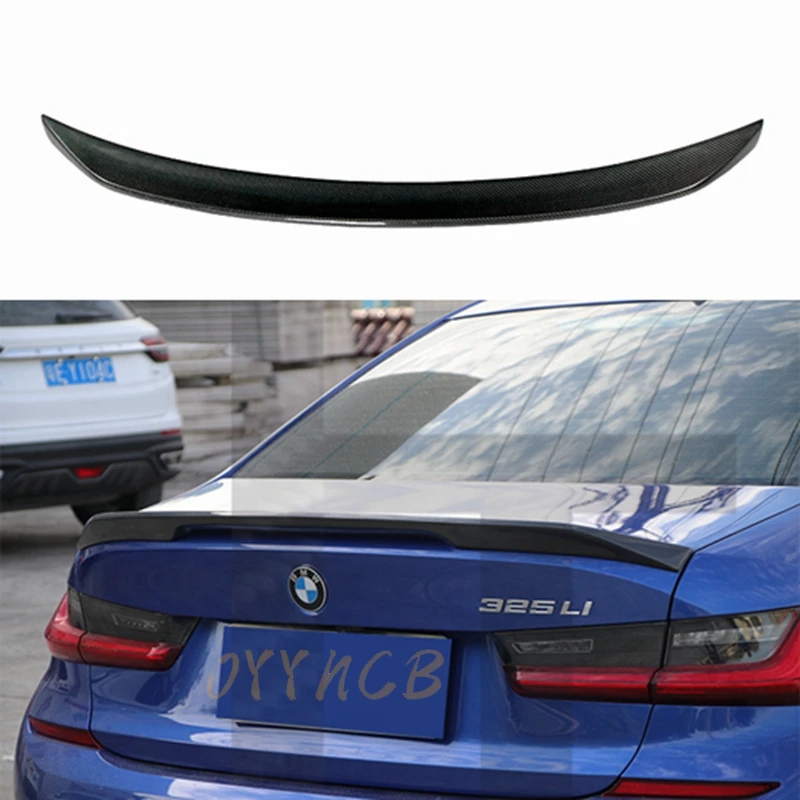 Real Carbon Fiber / Forged Carbon Spoiler Rear Trunk Tail Car MP Style For BMW G20 G28 2019 -2022 320i 320D 328i New 3 Series