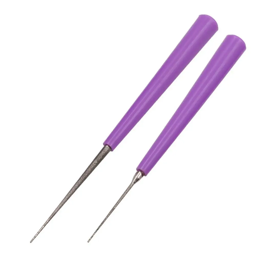 File Reamer Diamond Pointed Needle New Beading Hole Enlarger Jewelry Tools Mini Drill Polishing Carving Needle Power Tool