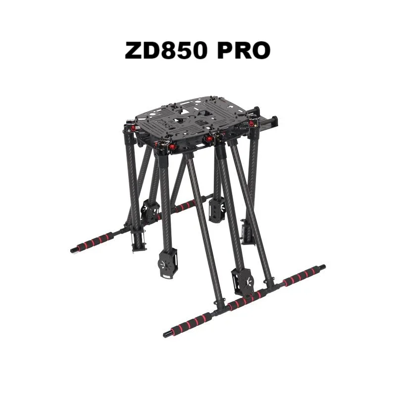 ZD850 PRO cadre hexa-rotor zd850 entièrement en Fiber de carbone bras pliable Kit de cadre hexacoptère avec train d'atterrissage pour vol FPV PIXHAWK