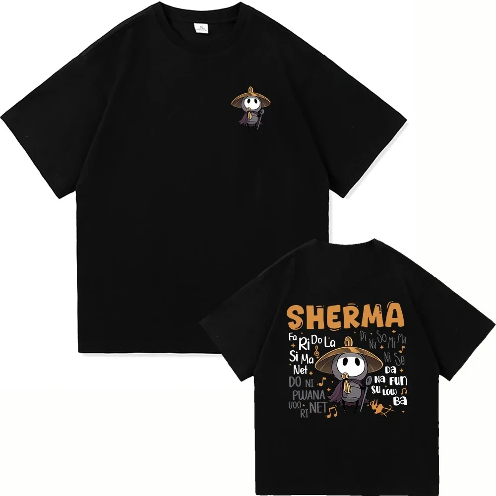 

Футболки Hollow Knight Silksong с забавной игровой цитатой, футболки Harajuku с героями мультфильмов Y2k, милые футболки, повседневная хлопковая футболка