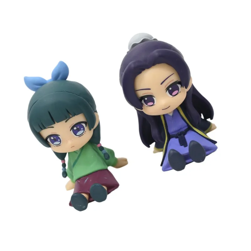 The Apothecary Diaries Mao Mao Ren Shi Cartoon Cute Q Edition Figure Model Creative Kawaii Tabletop Decoration Ornament Toy Gift