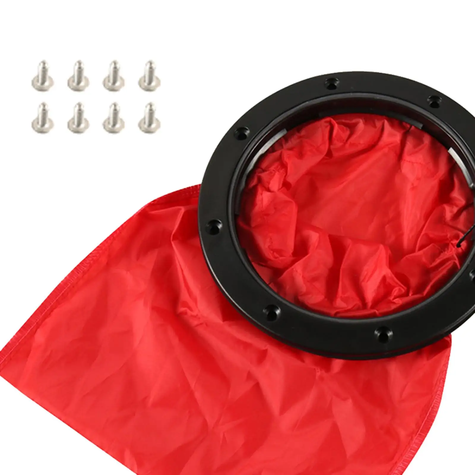 Kayak Hatch Lid Black ABS Plastic Marine Boat Hatch with Screws for Fishing Kayak Storage Solutions