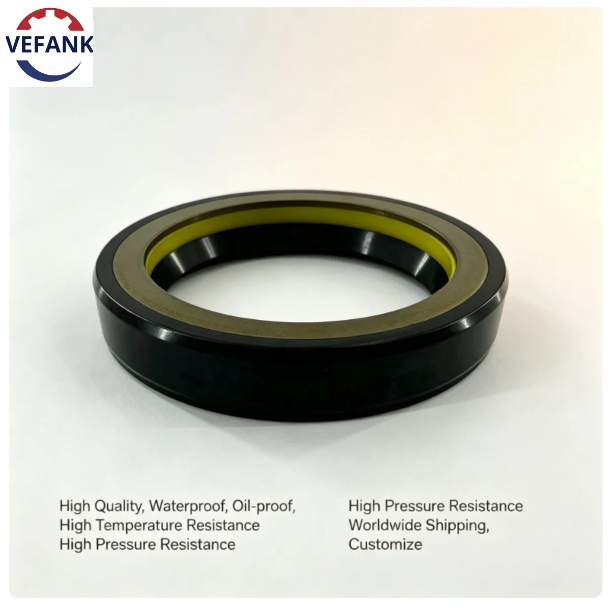 38*51*8.5mm, high-pressure oil seal, NBR, black, in stock, discounts available for bulk orders, for power steering systems