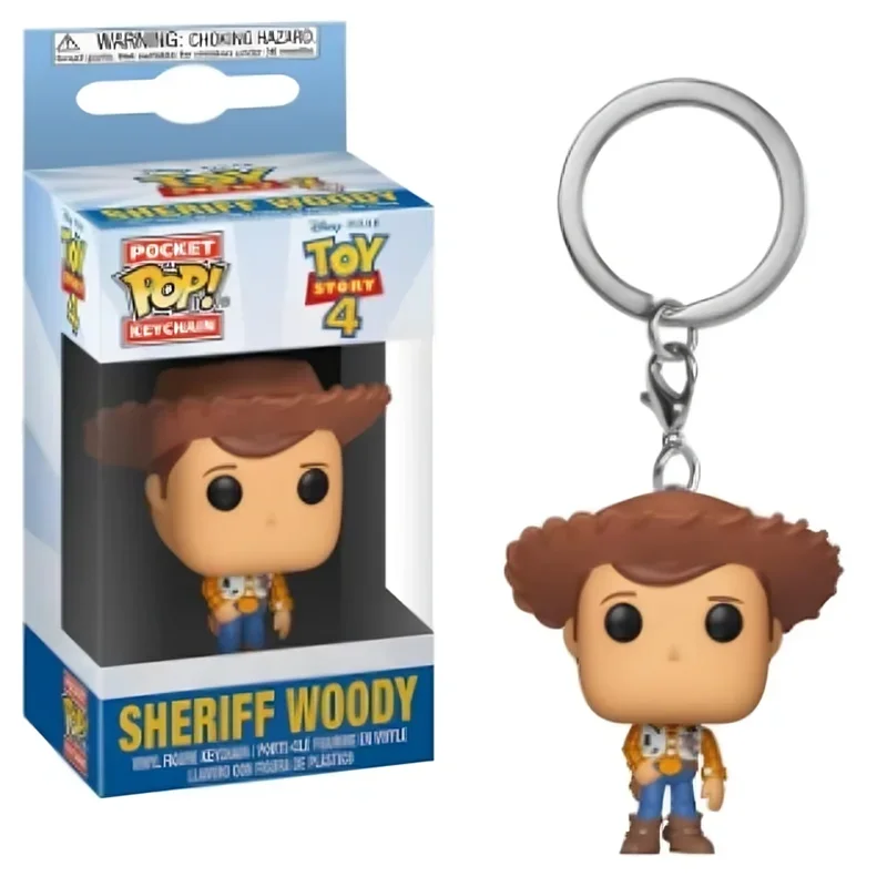Figuras de Acción de Toy Story de FUNKO, Slinky Dog, Buzz Lightyear, Alien, Woody, Forky, Llaveros de PVC, Colección de Juguetes para Niños