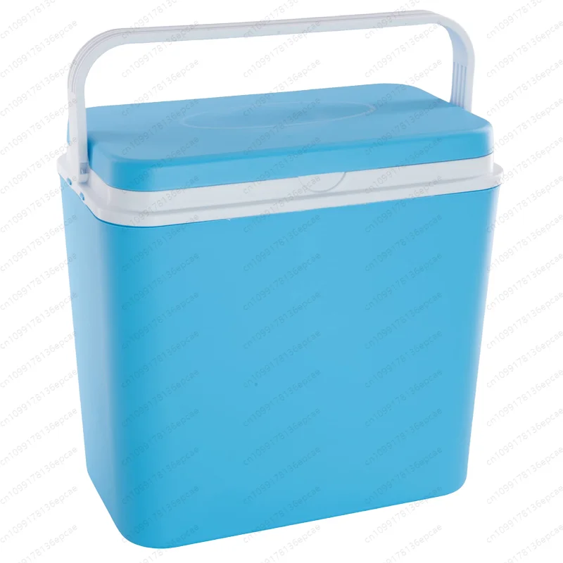 24L leopard print compressor insulated plastic cooler for outdoor food storage and camping