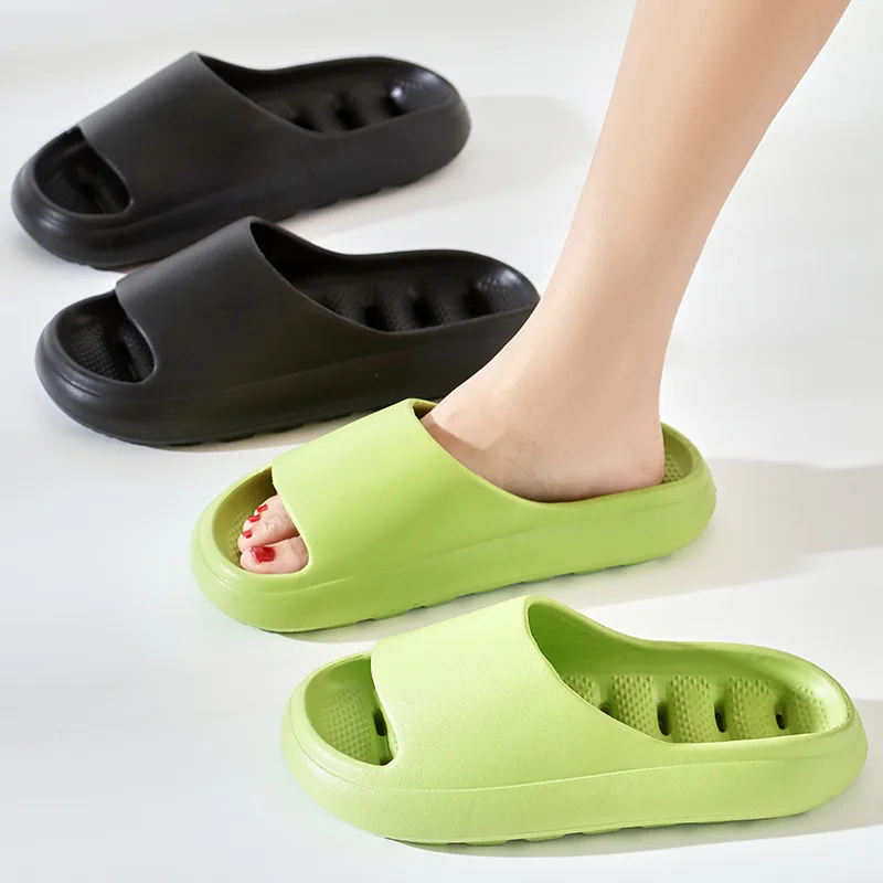 Bathroom Slippers Quick-drying Shower Hollow Out Indoor Summer Soft EVA Shoes Anti-Slip Flip Flops for Men Women Bath Slipper