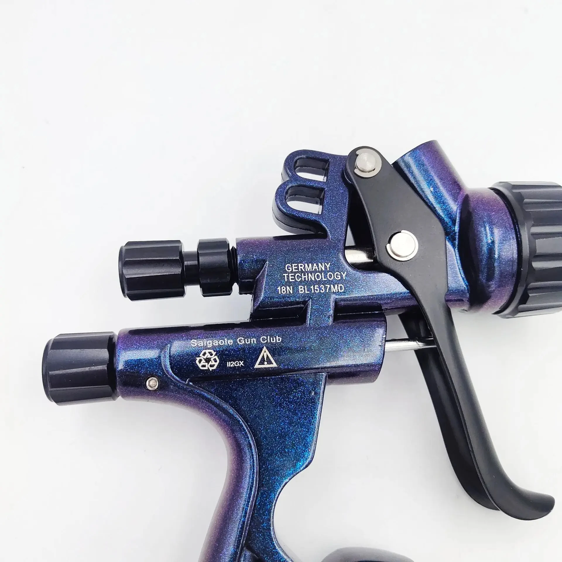 6800B Auto Paint Gun 1.3mm Nozzle HVLP Air Spray Gun High Atomization Body Metal Car Spray Gun Customize Your logo for Free