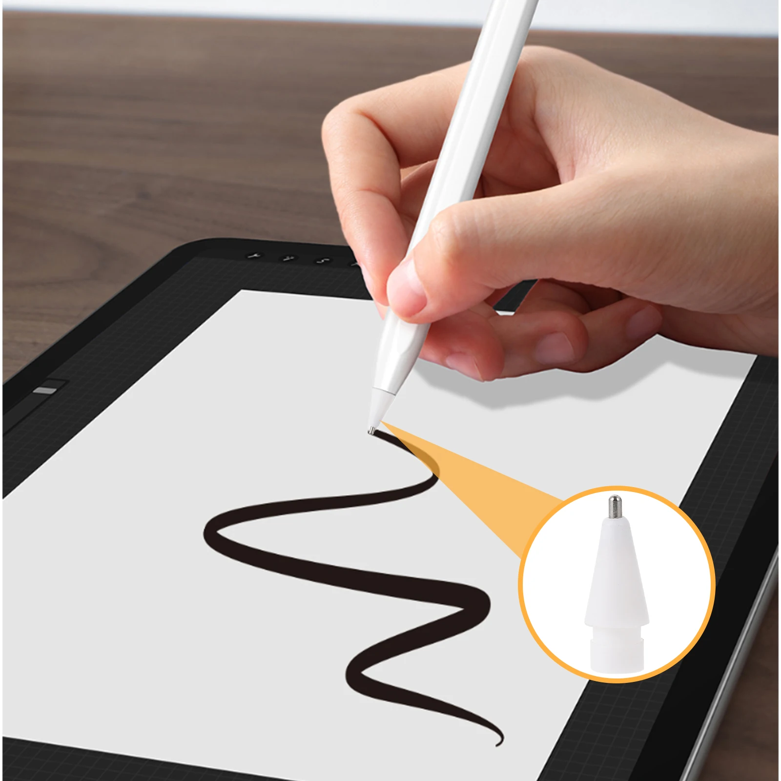 

Renovation of Pen Tip Portable Replacement High Sensitivity Stainless Steel Touchscreen Practical Stylus