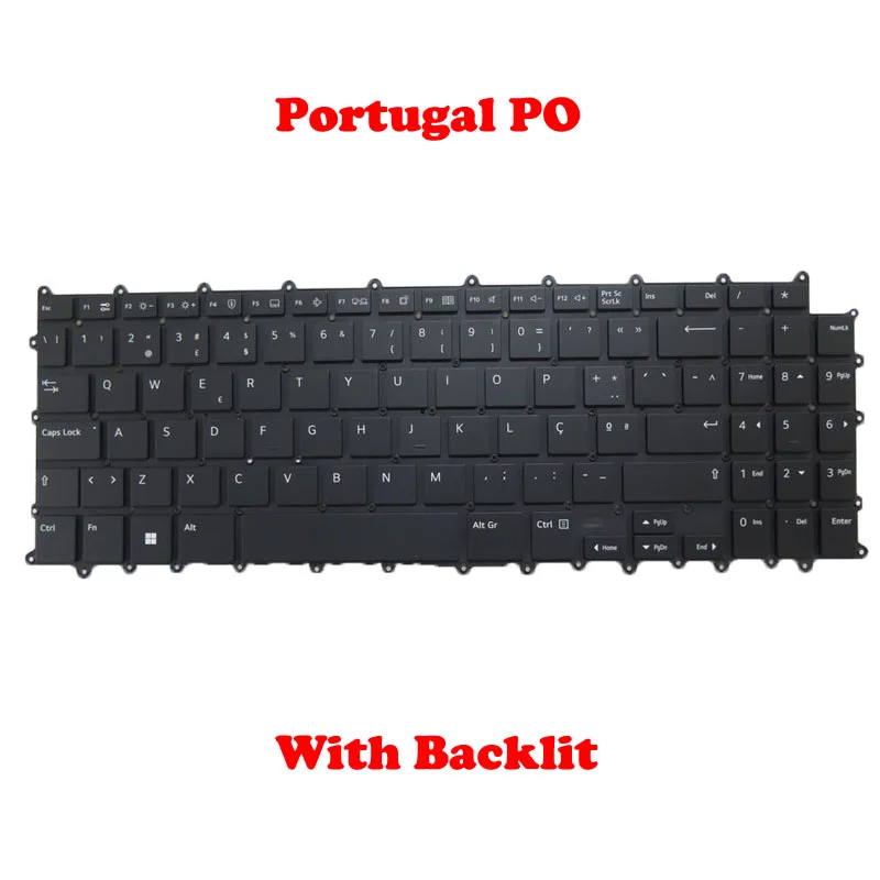 

Laptop With Backlit Keyboard For LG KT0122L2BK03POA00 AEW74233927 KT0122L2BK03 Portugal PO Black NO Frame New