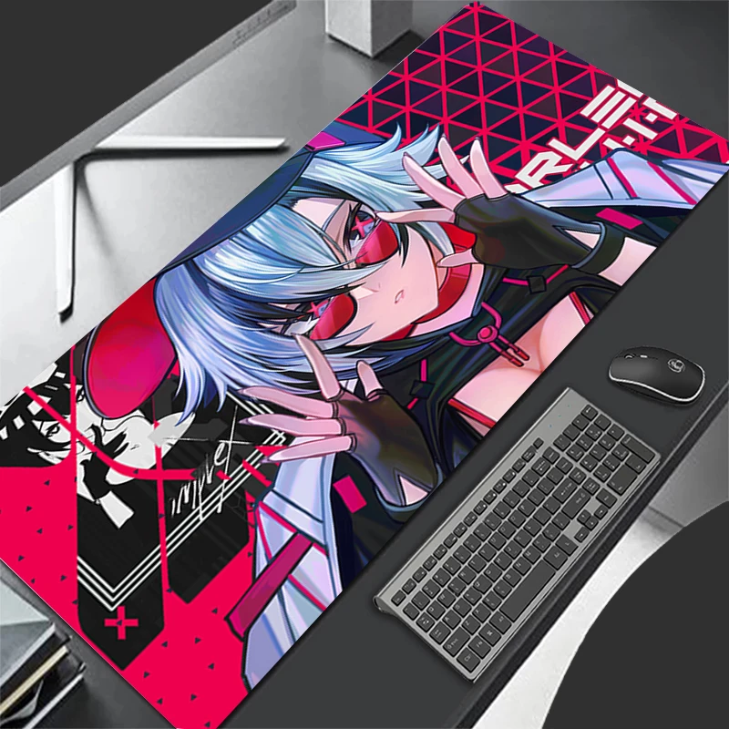 Mousepad Computer Gaming Accessories Keyboard Pad Office Rubber Mouse Pad Decoracion Desk G-genshin Impact Arlecchino Mouse Mat