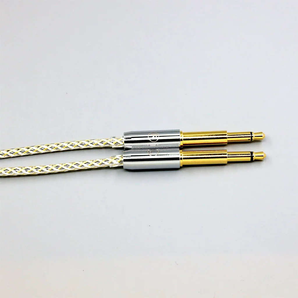 كابل سماعة أذن Litz Shielding فضي OCC لهاتف Meze 99 109 pro Classics NEO NOIR أنواع سماعة الرأس 23AWG 8923 #4