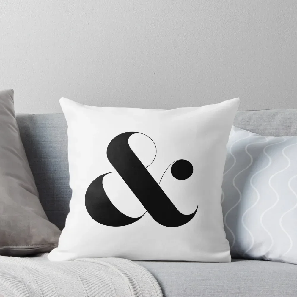 

Minimalist Ampersand Throw Pillow christmas supplies Pillowcase Sofa Covers Pillow