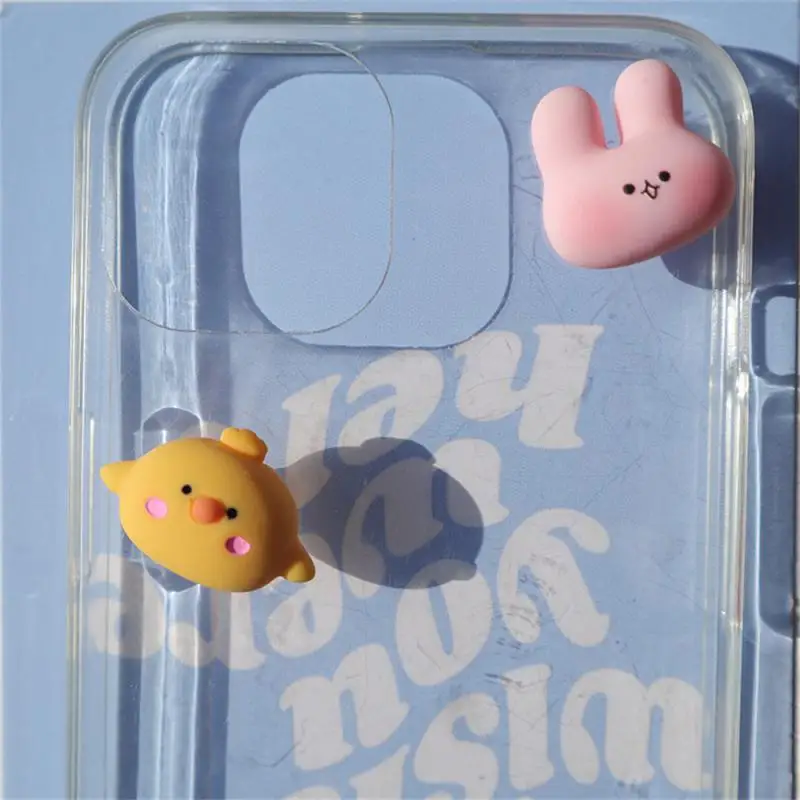 Material Elastic Resin Accessories Cartoon Stickers Kids Handmade Cream Gum Accessories Cream Gum Phone Case Resin Doll