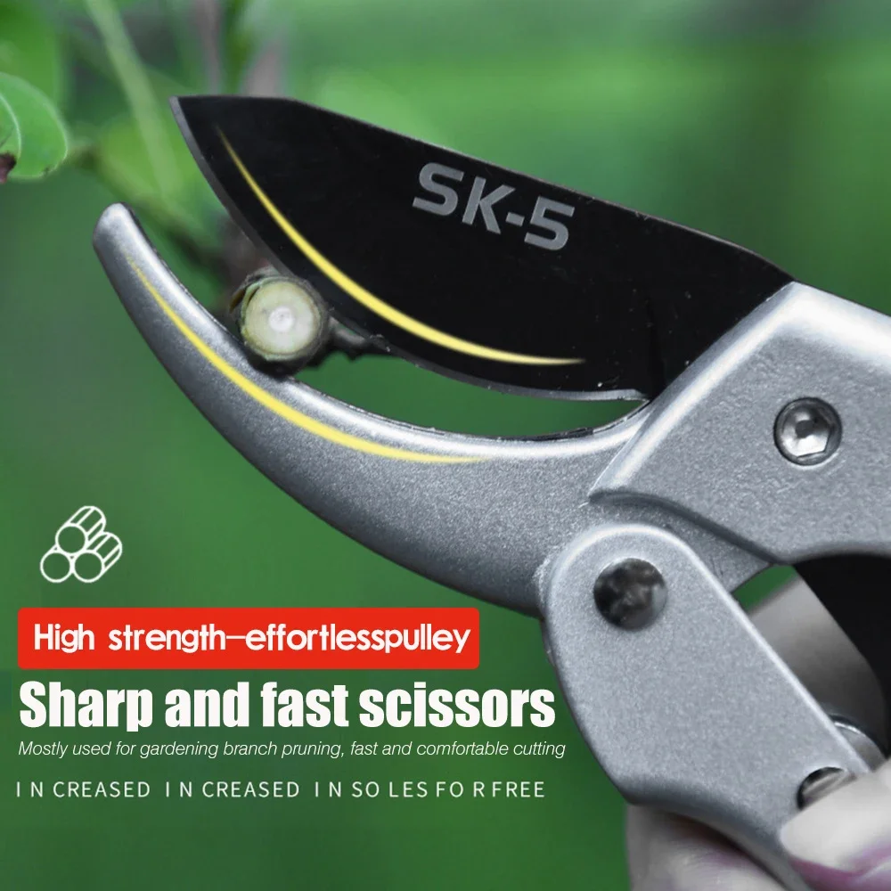 Garden Tools Garden Pruning Shears Plant Trim Horticulture Hand Pruner Shrub Garden Scissor Orchard Branch Shear Tools