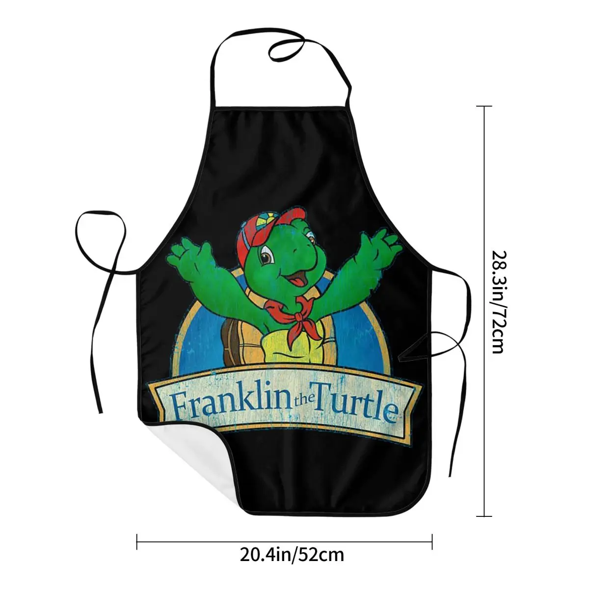 مريلة كلاسيكية من فرانكلين The Turtle مريلة للطبخ والخبز ومريلة مقاومة للماء لتنظيف المطبخ للنساء والرجال