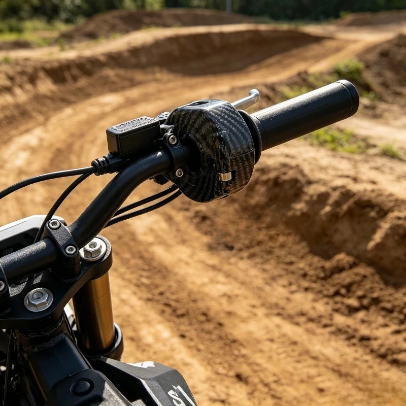 Waterproof Electronic Throttle Grip for Yozma IN10 Off‑Road Twist Throttle Grip Throttle Grip With Wiring Harness