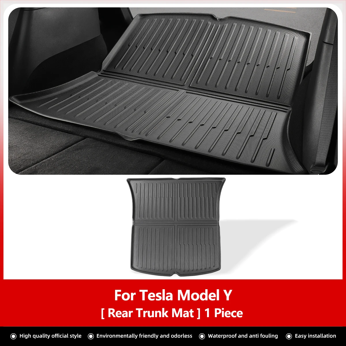 Luckease Voor Tesla Model Y Achterbank Rugleuning Beschermende Pad Kofferbak Mat Anti-Kick Pad Auto-interieur Accessoires 2021-2024