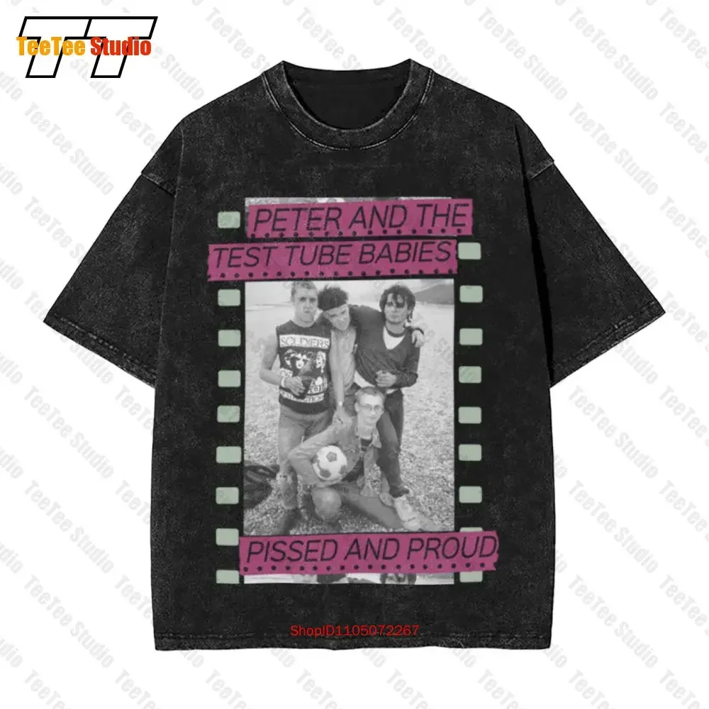 

Винтажная футболка большого размера Peter And The Test Tube Babies Pissed And Proud Z66O