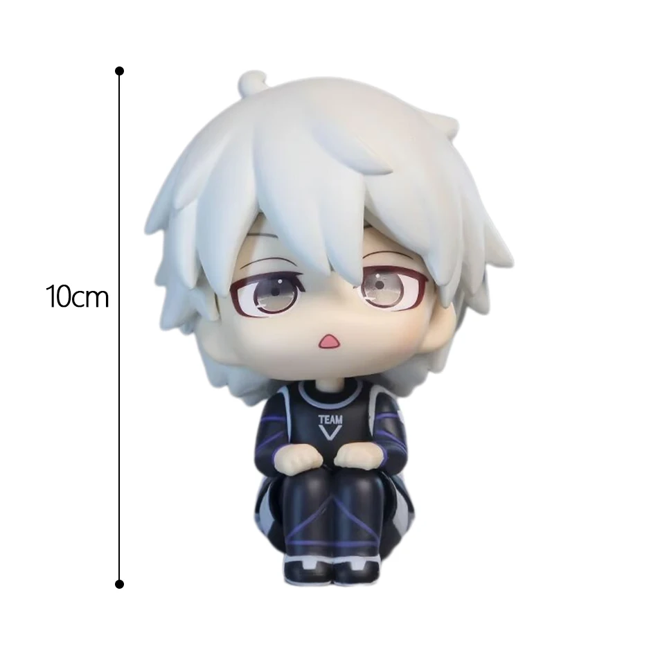 شخصيات الحركة ذات القفل الأزرق Isagi Yoichi Bachira Meguru أنيمي الشكل Q نسخة تمثال تحصيل نموذج ألعاب أطفال دمية الهدايا #6