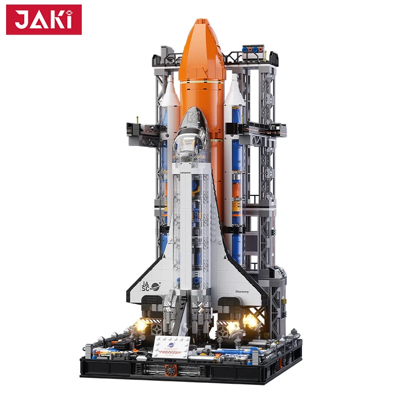 Jaki Starplan Bricks Space Shuttle Building Blocks Aerospace Block Ship Brick Moc Spaceship Series Model Toys For Children