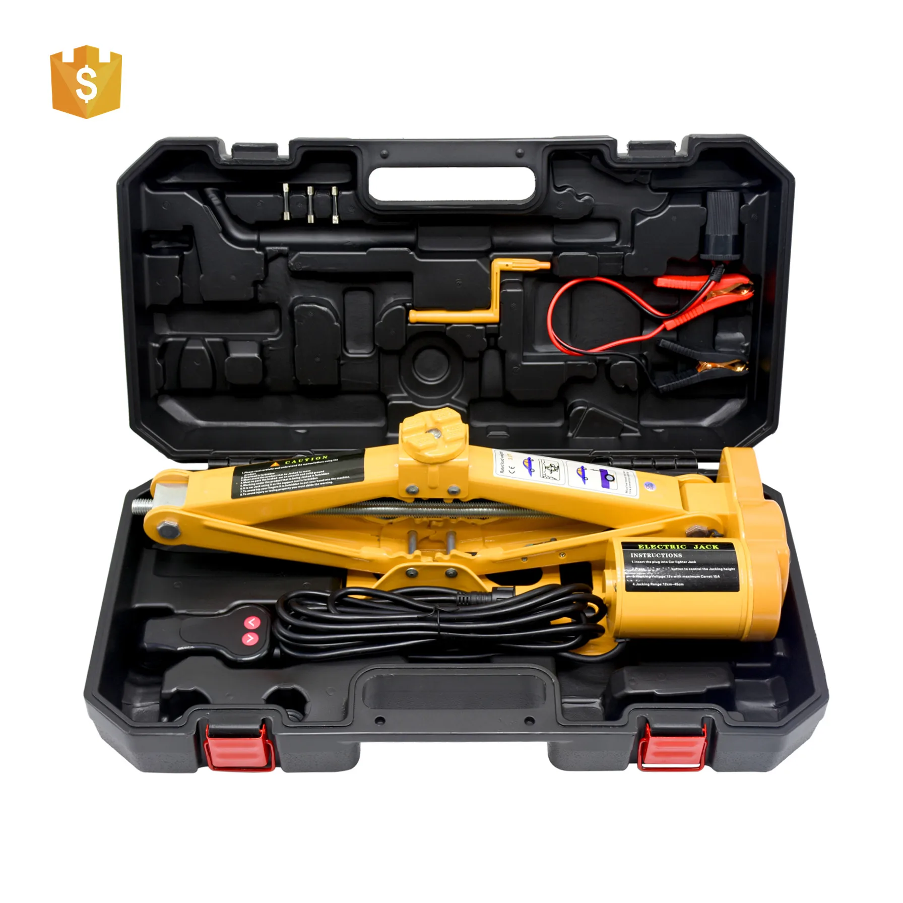 5 Ton undertake height lifting portable car jack morden 2022 design electric car jack emergency tools kit automotive car jack