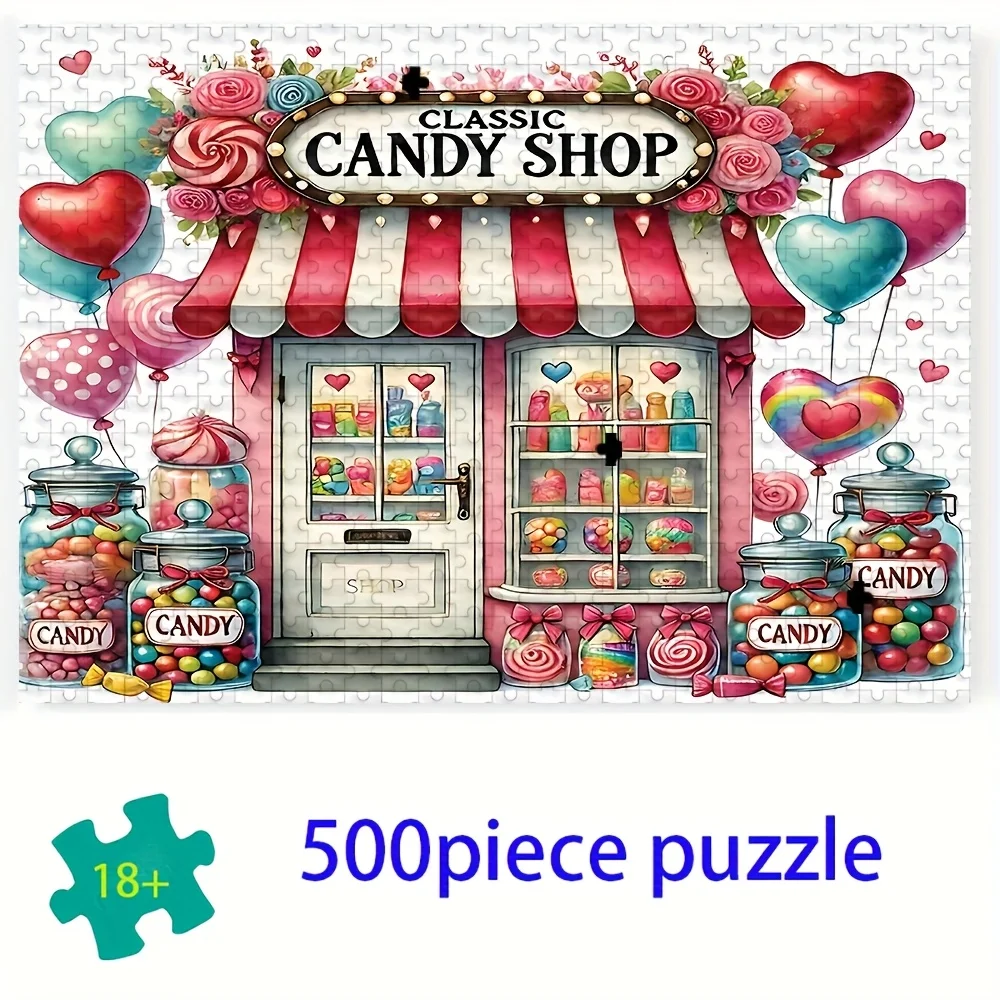 500/1000ピース 高品質 大人向けパズル |   ストレスを軽減する楽しい家族向けゲーム、誕生日、クリスマス、ハロウィーン、ギフトに最適です。