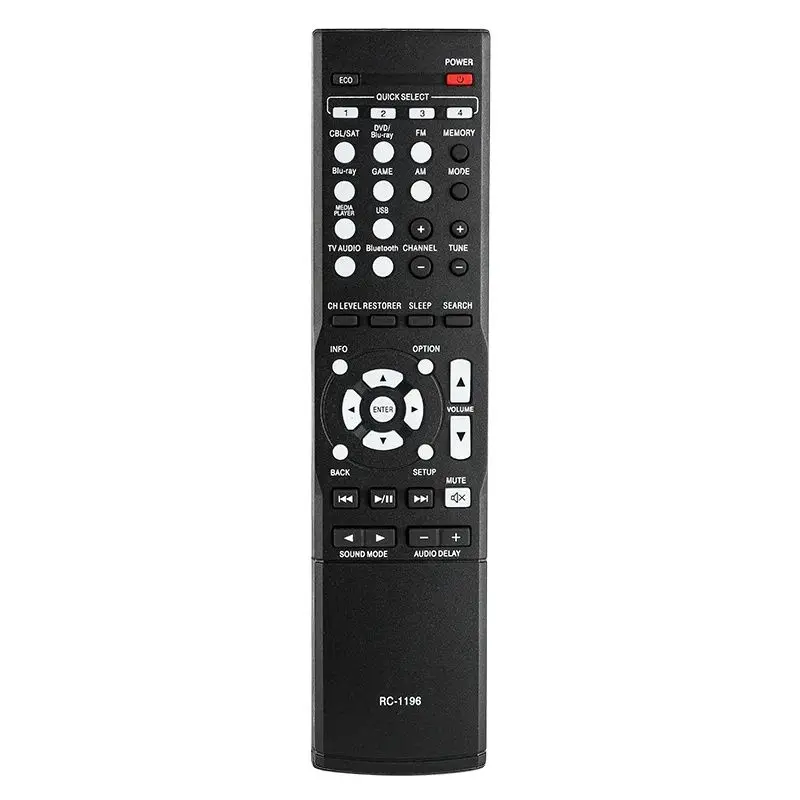 RC-1196 For Denon Remote Control Replacement, For Denon AV Receiver AVR-S510 AVR-1612 AVR-S900S AVR-S710W AVR-2112CI AVR-X2100W