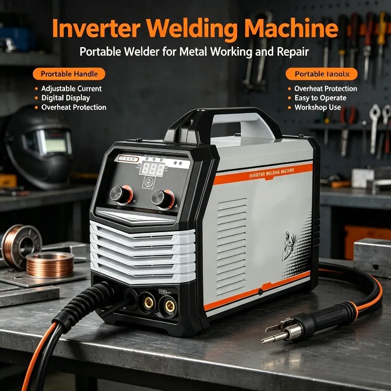 MIG Welding Machine 2026 New 4 In 1 120A 220V MIG MAG TIG MMA Multi Functional Welder 1kg Wire Capacity