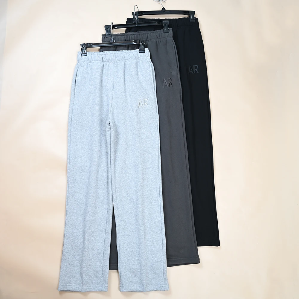 

Winter New Sle Thi Cotton Fce Women's Casual Sweatpants Elastic Waist Straight Leg Warm Comfortable Ladies Trousers