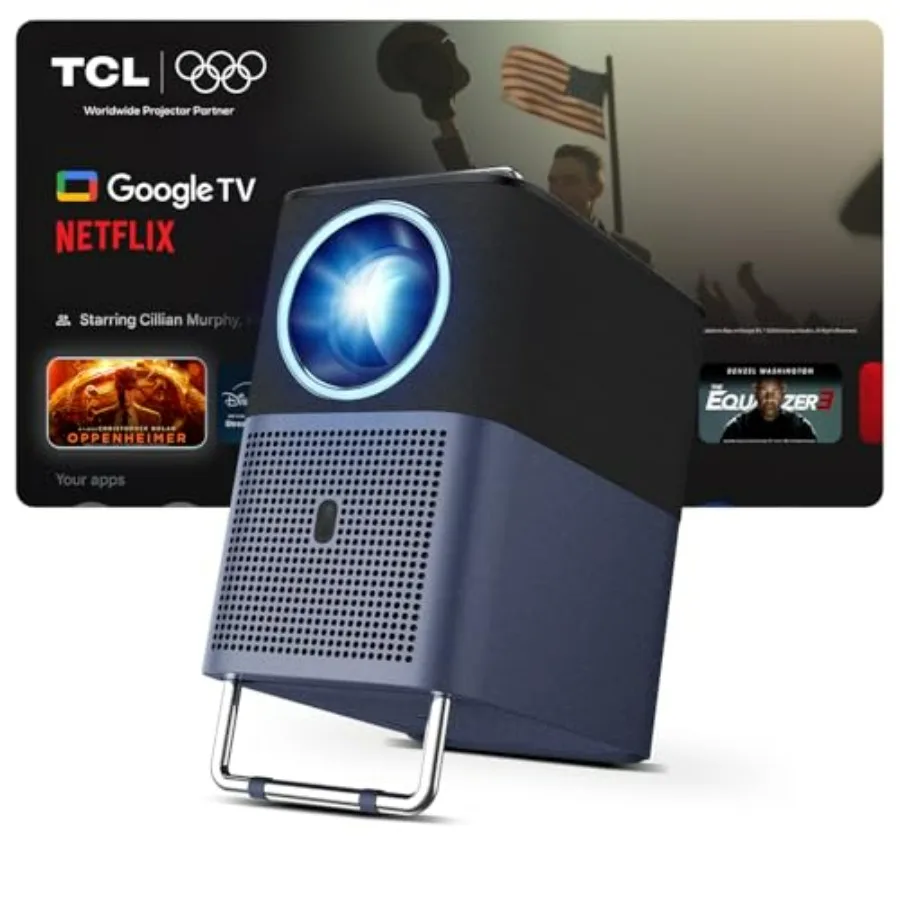

A1s Smart Projector 4K Support Google TV Netflix Officially Licensed WIFI and Bluetooth Auto Focus Keystone Native 1080p 16W Do