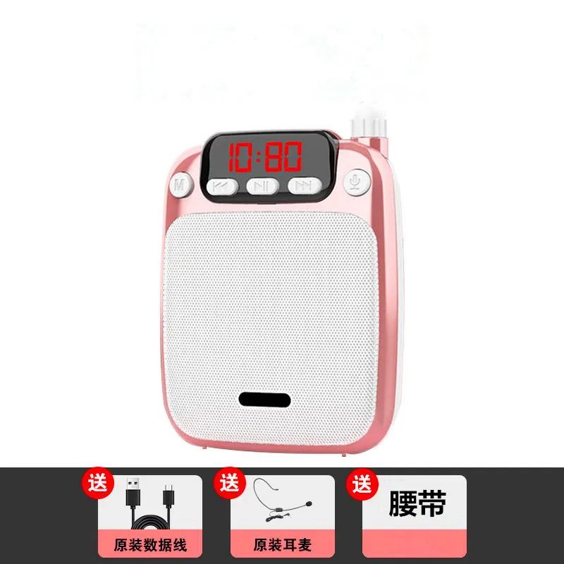 Новый усилитель голоса, 2500 мАч, Bluetooth, многофункциональная звуковая колонка с микрофоном, дисплей, портативная речь Bee для учителей