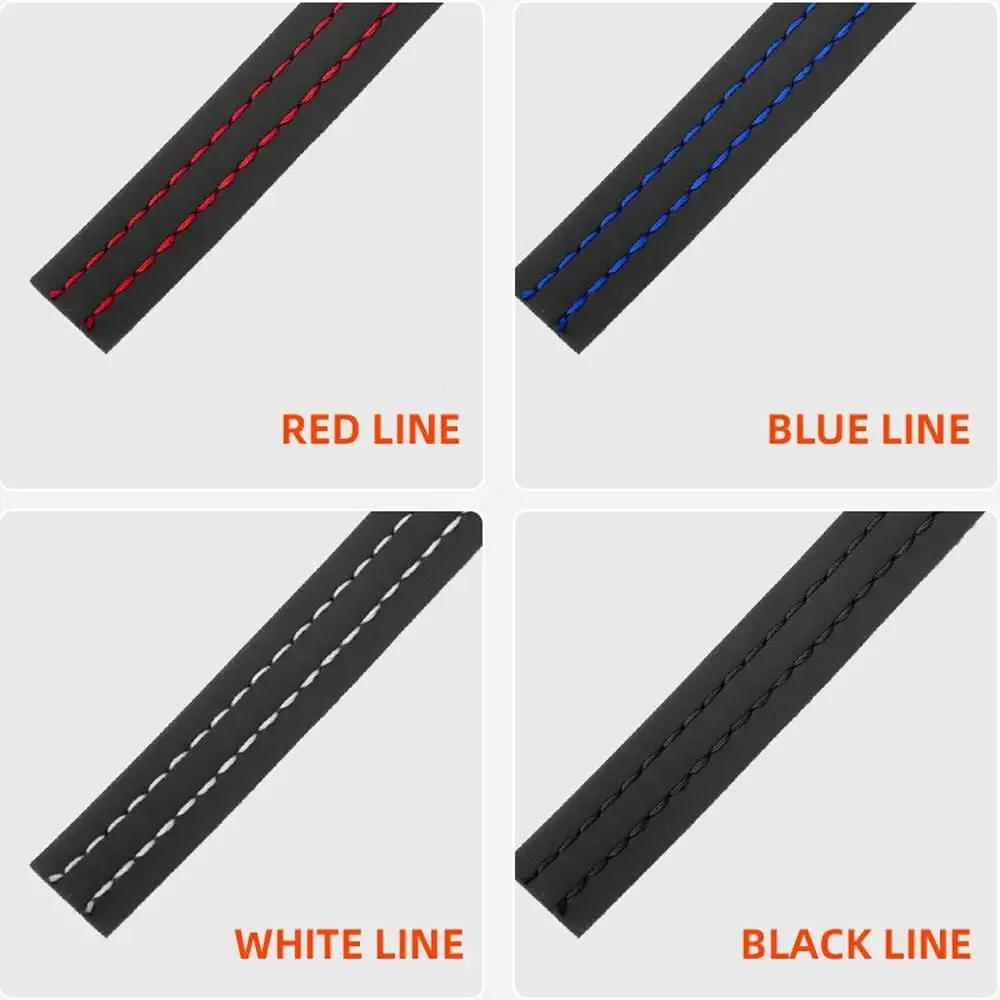 2024 Universal Car Mouldings Trim Pu Leather DIY Braid Decorative Line Strip For Door Dashboard Sticker Car Interior Accessories