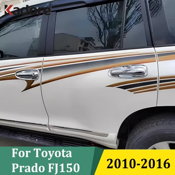 

For Toyota Prado FJ150 2010 2011 2012 2013 2014 2015 2016 Chrome Side Door Handle Cover Trim Car Styling Exterior Accessories