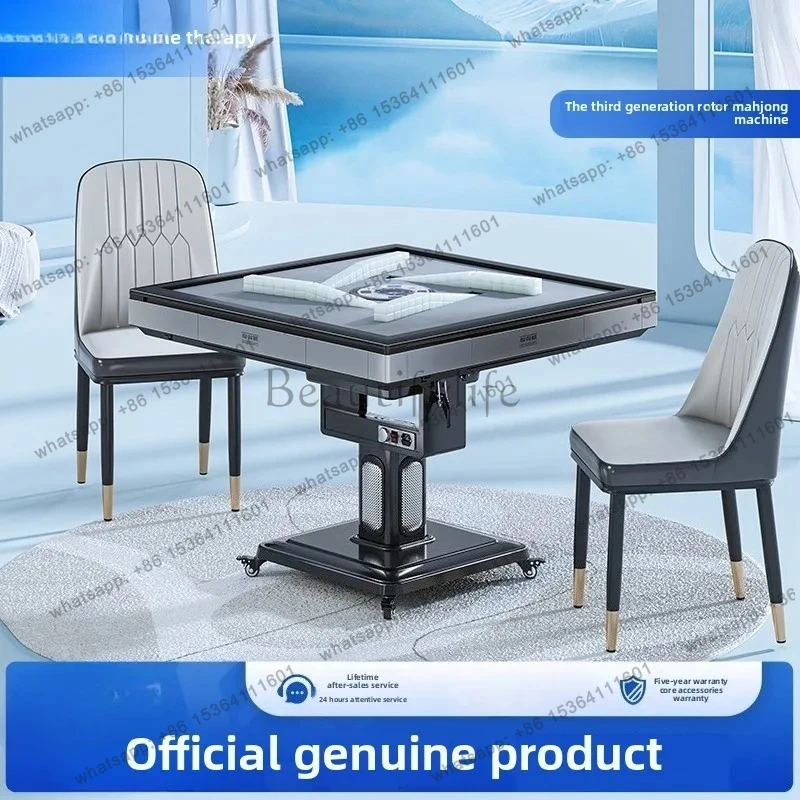 Ultra-thin machine] Rotor roller coaster mahjong machine Fully automatic folding heating Low-quiet electric mahjong table