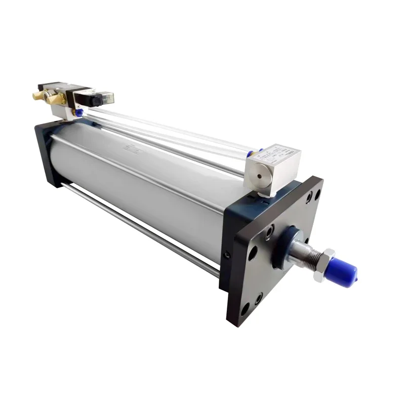 

Pneumatic Actuator Manufacture Aluminum Switch Solenoid Valve SC63/100/125 Pneumatic Liner Air Piston Pneumatic Cylinder Price