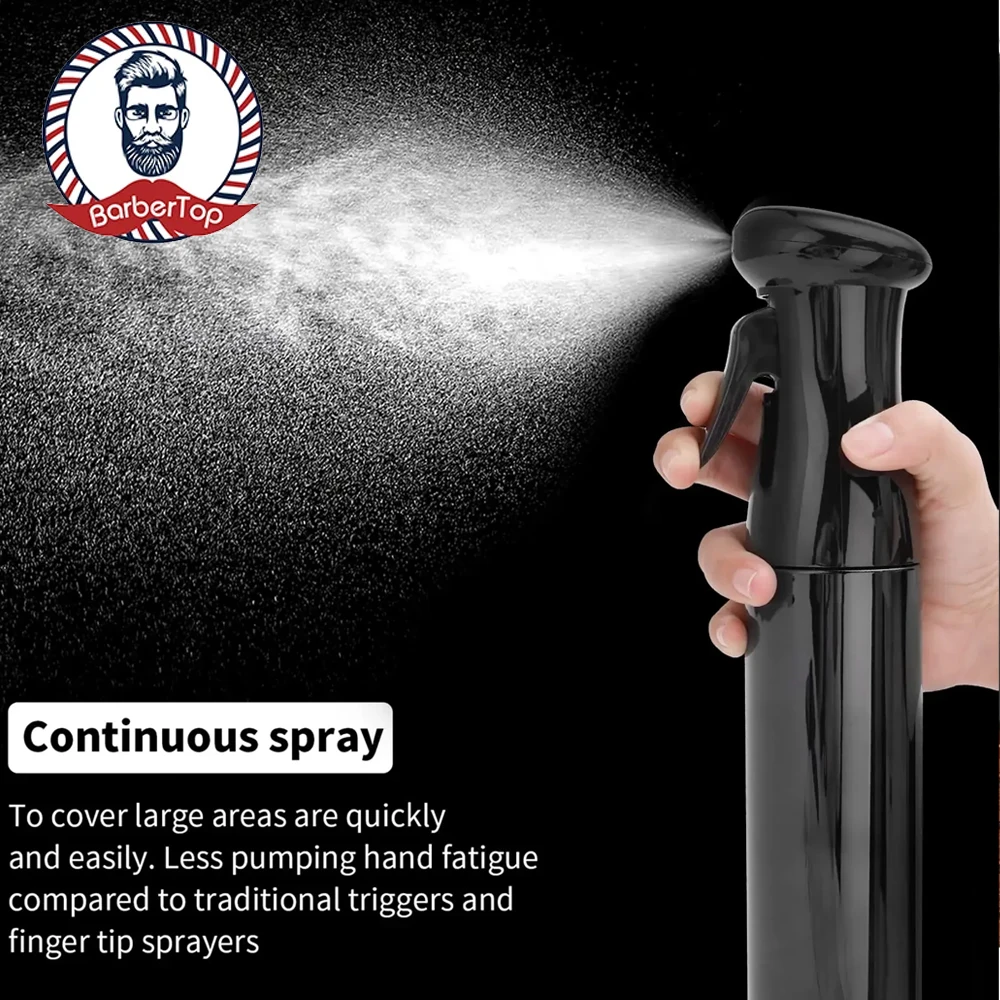 

300ML Solid Color Hair Cutting Spray Bottle Fine Misting Empty Continuous Water Sprayer Salon Hairdressing Styling Tools