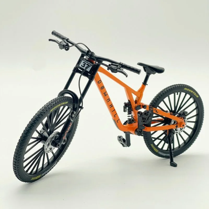 1:8 Neues Mini-Legierungs-Fahrradmodell, Simuliertes Finger-Mountainbike aus Metall, Lustige Sammlerstücke und Geschenke für Jungen – Detail 8