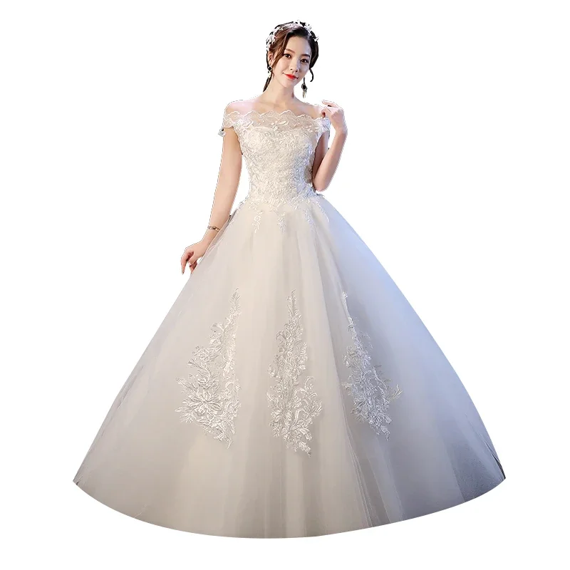 Customized Wedding Dress Bridal Plus Size Ball Gowns Lace Up Wedding Dresses Vestido De Noiva