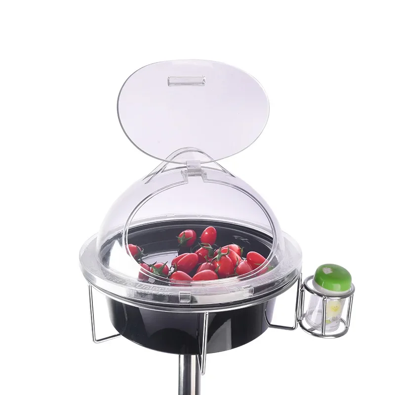 Supermarket new tasting rack Fruit tasting table Promotional products Free rack plate Food table shelf