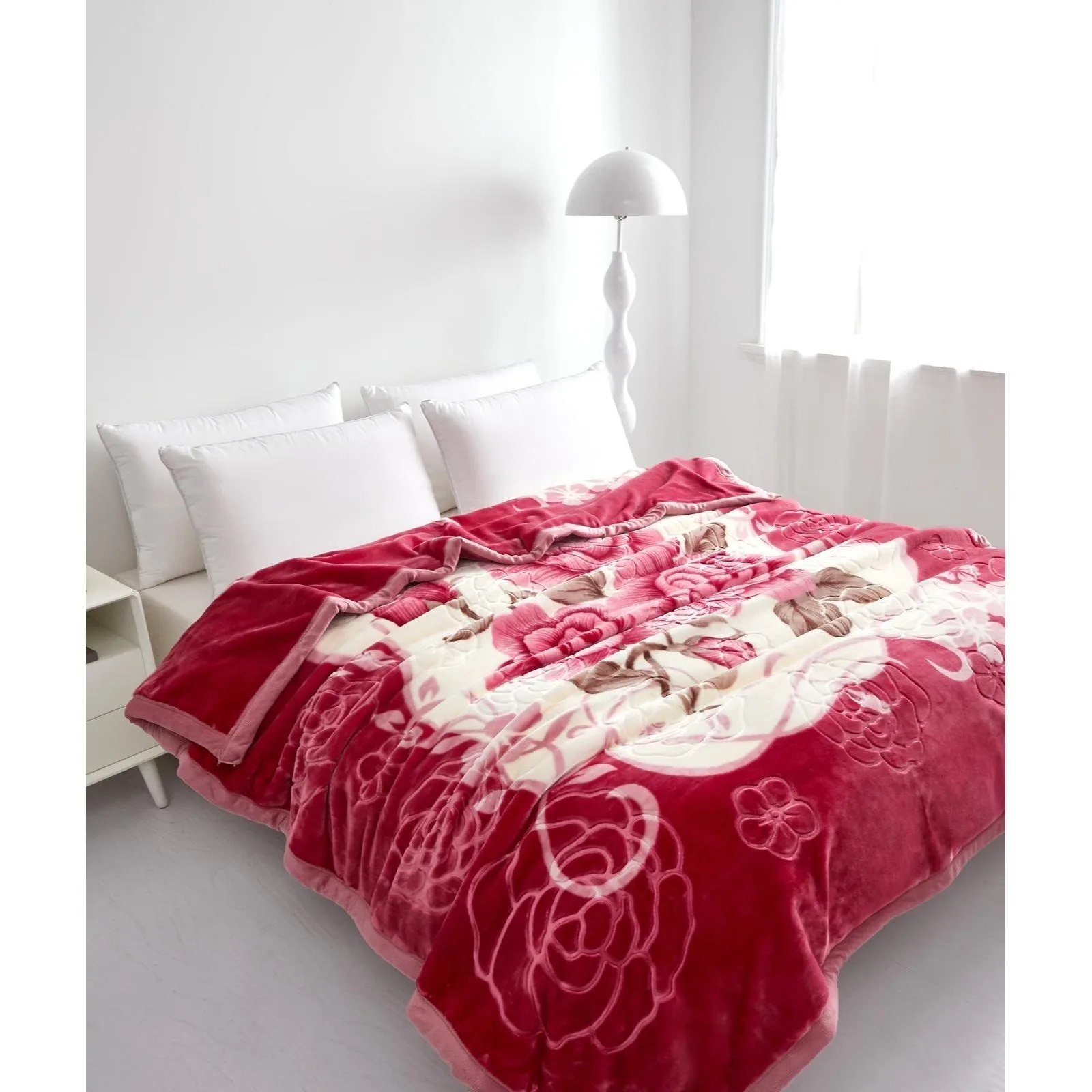 Reversible Heavy Weight Warm Fleece Blanket