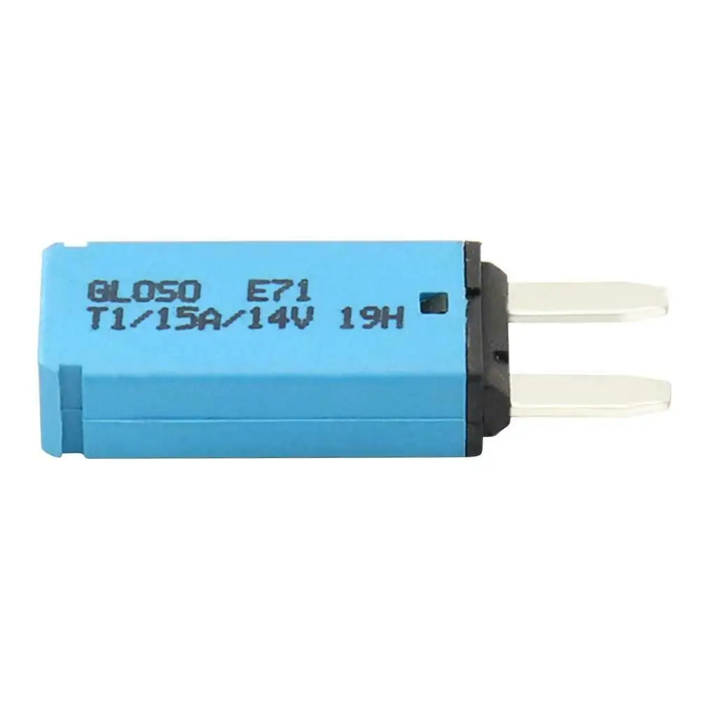 5-30A Circuit Breaker Blade Fuse Automatic Resetting Car Ship 12-24V/DC 5A-30A  For Cars Motorcycles Trucks Electrical Equipment