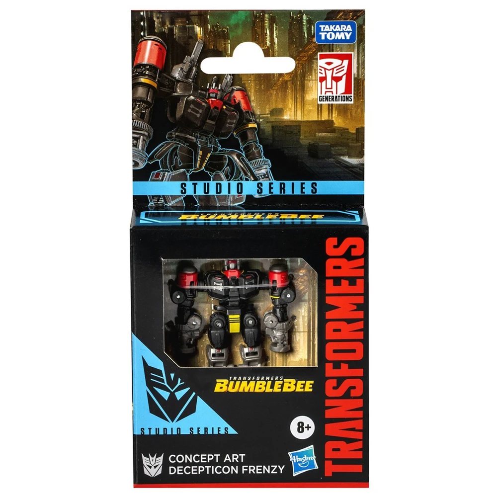 [재고 있음] Hasbro Transformers Studio 시리즈 코어 클래스 Rumble & Frenzy 9cm 액션 애니메이션 피규어 멋진 로봇 모델 장식 장난감