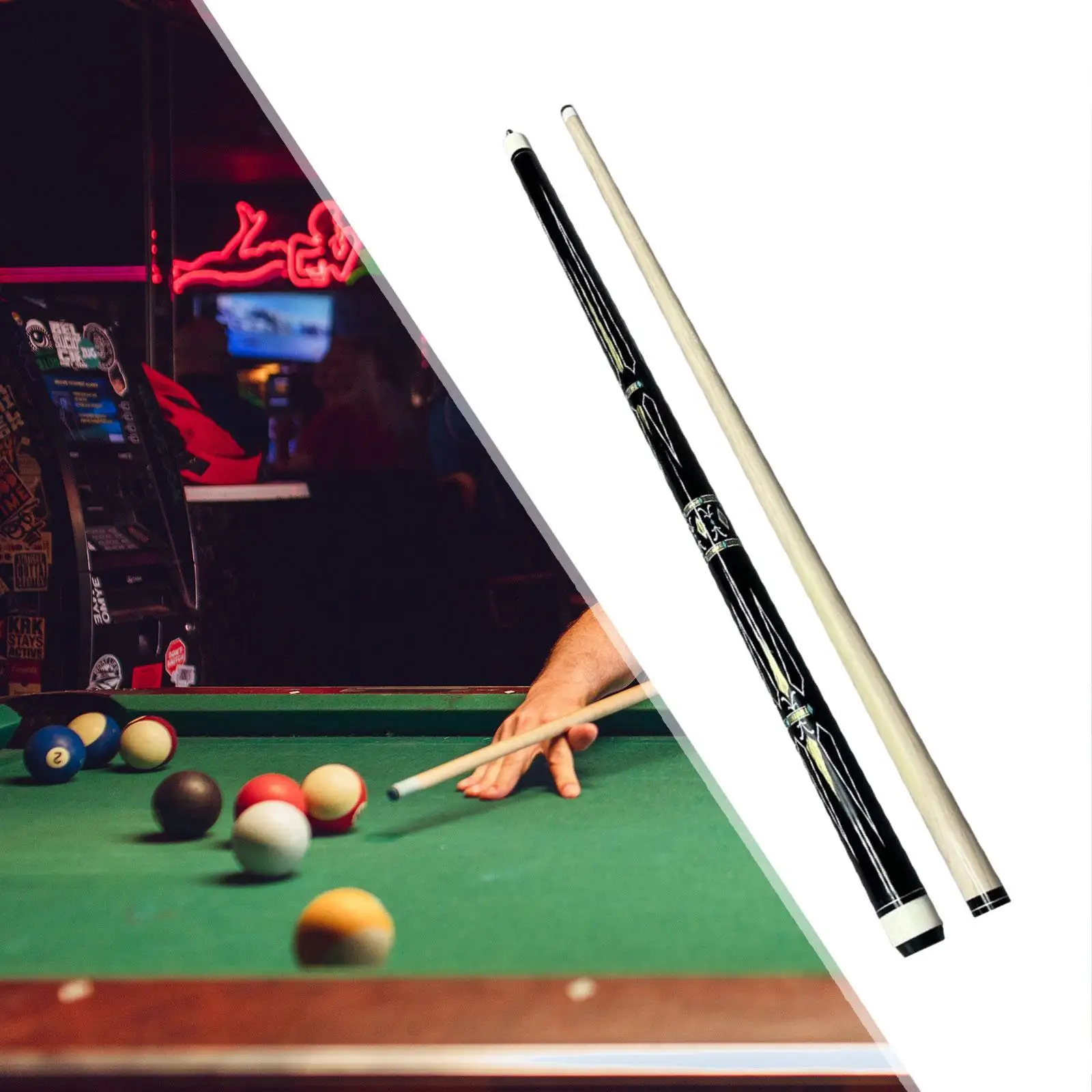 

Бильярдный кий из дерева для соревнований, бильярдный стол, спортивный тренировочный кий