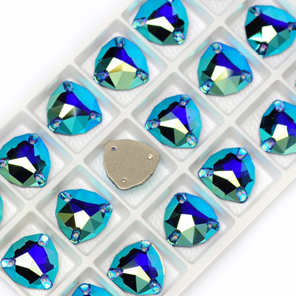 YANRUO 3272 Trilliant Colors AB Alle Größen zum Aufnähen von Strasssteinen, bunte Glas-Gymnastik-Rhythmische Kleidungsdekoration – Detail 19