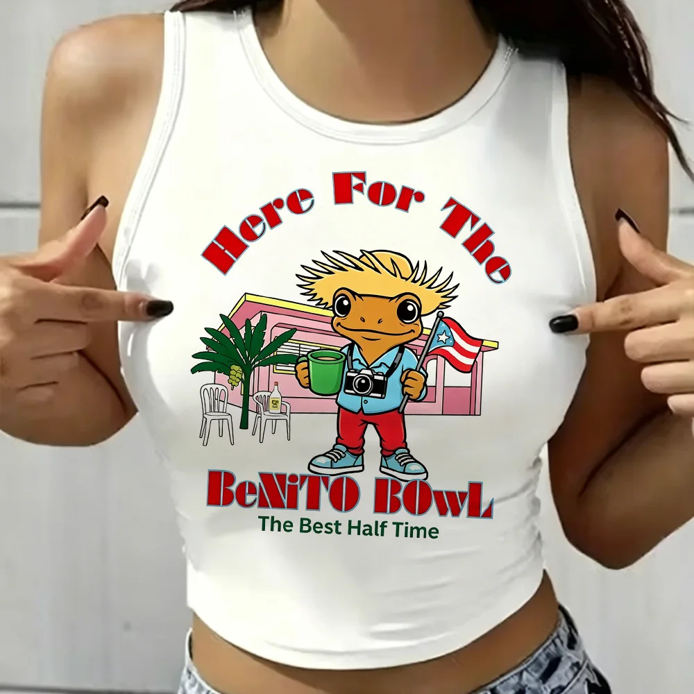 2026 Bad Bunny Album Tank Tops DTMF Debí Tirar Más Fotos Retro Hip Hop T Shirt Loose Sleeveless Street Tees